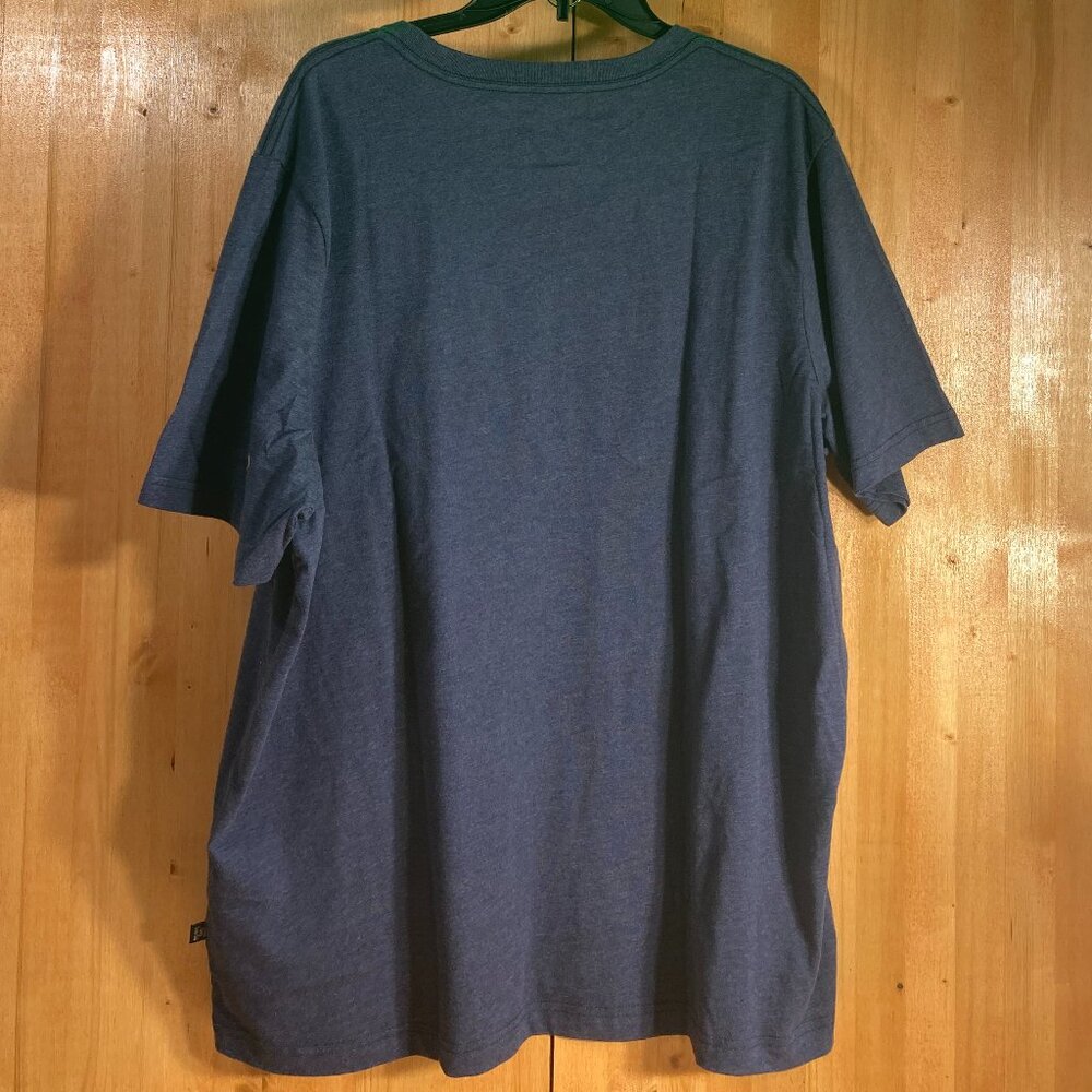 NEW! PUMA ESSENTIALS HEATHER XXL Men's Men T-Shirt Tee Shirt Peacoat Blue - Picture 4 of 8
